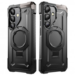 „Supcase UB Grip Mag MagSafe“ dėklas, skirtas „Samsung Galaxy S25 FE“ – juodas