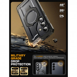 „Supcase UB Grip Mag MagSafe“ dėklas, skirtas „Samsung Galaxy S25 FE“ – juodas