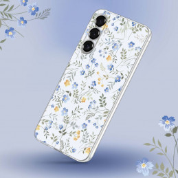 „Tech-Protect FlexAir“ dėklas, skirtas „Xiaomi Redmi 15 4G / 5G“ – ramunės su lapais