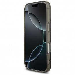 AMG Nauble Layer permatomas dryžuotas „MagSafe“ dėklas, skirtas iPhone 17 – juodas