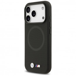 BMW M FW metalinis logotipo „MagSafe“ dėklas, skirtas „iPhone 17 Pro“ – juodas