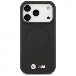 BMW M FW metalinis logotipo „MagSafe“ dėklas, skirtas „iPhone 17 Pro Max“ – juodas