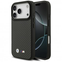 BMW M Kevlar matinis MagSafe dėklas, skirtas iPhone 17 Pro – juodas