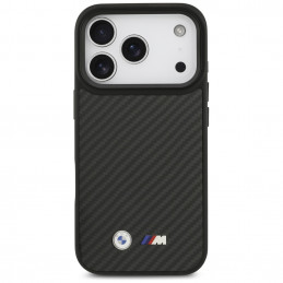 BMW M Kevlar matinis MagSafe dėklas, skirtas iPhone 17 Pro – juodas