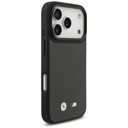 BMW M Kevlar matinis MagSafe dėklas, skirtas iPhone 17 Pro – juodas