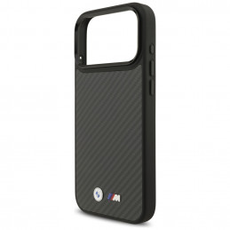 BMW M Kevlar matinis MagSafe dėklas, skirtas iPhone 17 Pro Max – juodas