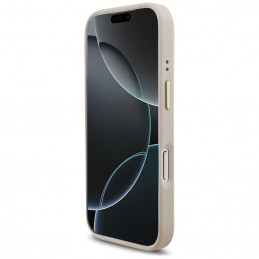 „Guess 4G Stripe MagSafe“ dėklas, skirtas „iPhone 17 Pro“ – rožinis
