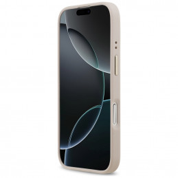 „Guess 4G Stripe MagSafe“ dėklas, skirtas „iPhone 17“ – rožinis