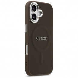 „Guess“ klasikinis „MagSafe“ dėklas, skirtas „iPhone 17“ – rudas