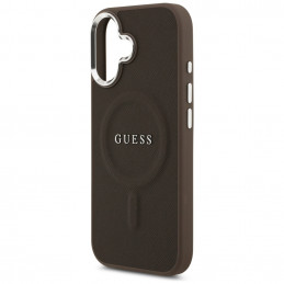 „Guess“ klasikinis „MagSafe“ dėklas, skirtas „iPhone 17“ – rudas