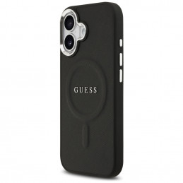 „Guess“ klasikinis „MagSafe“ dėklas, skirtas „iPhone 17“ – juodas