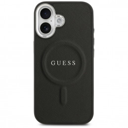„Guess“ klasikinis „MagSafe“ dėklas, skirtas „iPhone 17“ – juodas