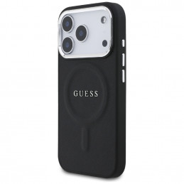 „Guess“ klasikinis „Logo MagSafe“ dėklas, skirtas „iPhone 17 Pro“ – juodas