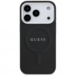 „Guess“ klasikinis „Logo MagSafe“ dėklas, skirtas „iPhone 17 Pro“ – juodas