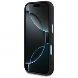 „Guess“ klasikinis „Logo MagSafe“ dėklas, skirtas „iPhone 17 Pro“ – juodas