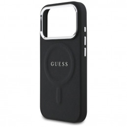 „Guess“ klasikinis „Logo MagSafe“ dėklas, skirtas „iPhone 17 Pro“ – juodas