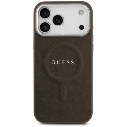 „Guess“ klasikinis „Logo MagSafe“ dėklas, skirtas „iPhone 17 Pro Max“ – rudas
