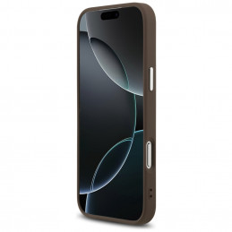 „Guess“ klasikinis „Logo MagSafe“ dėklas, skirtas „iPhone 17 Pro Max“ – rudas