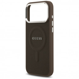 „Guess“ klasikinis „Logo MagSafe“ dėklas, skirtas „iPhone 17 Pro Max“ – rudas