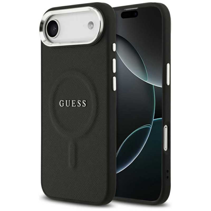 „Guess“ klasikinio logotipo „MagSafe“ dėklas, skirtas „iPhone Air“ – juodas