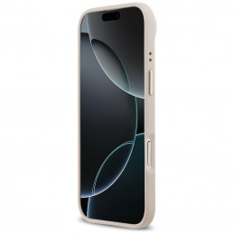 „Guess“ grūdėto Strass logotipo „MagSafe iPhone Air“ dėklas – rožinis