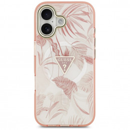 „Guess“ „Jungle Tonal Triangle“ „MagSafe“ dėklas iPhone 17 – rožinis