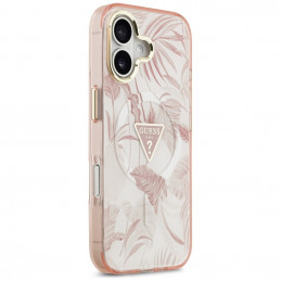 „Guess“ „Jungle Tonal Triangle“ „MagSafe“ dėklas iPhone 17 – rožinis