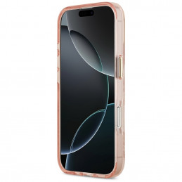 „Guess“ „Jungle Tonal Triangle“ „MagSafe“ dėklas iPhone 17 – rožinis