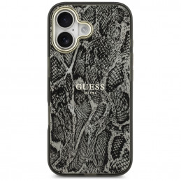 „Guess“ „Python“ rašto „MagSafe“ dėklas, skirtas „iPhone 17“ – juodas
