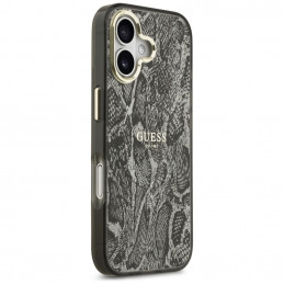 „Guess“ „Python“ rašto „MagSafe“ dėklas, skirtas „iPhone 17“ – juodas