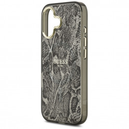 „Guess“ „Python“ rašto „MagSafe“ dėklas, skirtas „iPhone 17“ – juodas