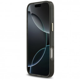 „Guess“ „Python“ rašto „MagSafe“ dėklas, skirtas „iPhone 17 Pro Max“ – juodas