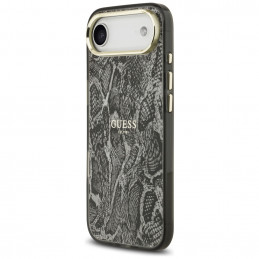 „Guess“ „Python“ rašto „MagSafe“ dėklas, skirtas „iPhone Air“ – juodas