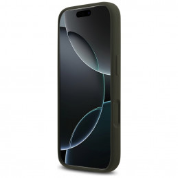 „Guess“ silikoninis „Big 4G Script“ dėklas, skirtas „iPhone 17 Pro“ – žalias