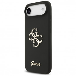 „Guess“ silikoninis „Big 4G Script“ dėklas, skirtas „iPhone Air“ – juodas