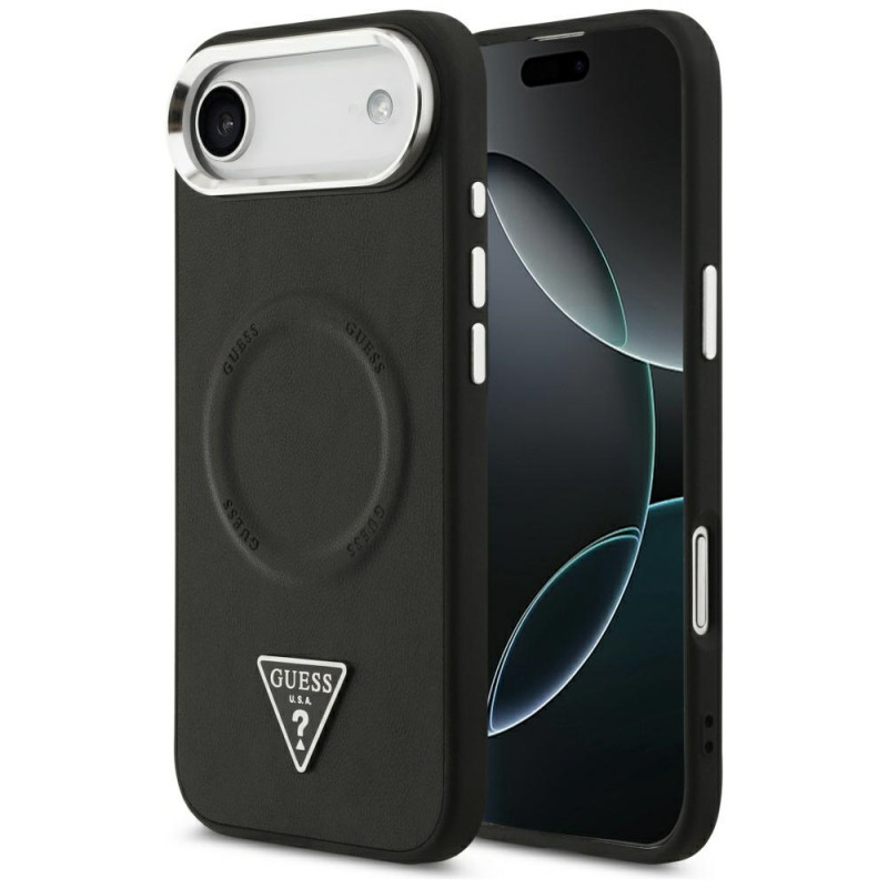 „Guess“ trikampio logotipo „MagSafe“ dėklas, skirtas „iPhone Air“ – juodas