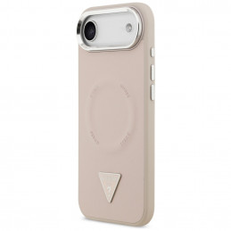„Guess“ trikampio logotipo „MagSafe“ dėklas, skirtas „iPhone Air“ – rožinis