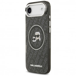 „Karl Lagerfeld IML“ blizgučiais ir „Karl & Choupette“ galvų logotipu aprūpintas „MagSafe“ dėklas, skirtas „iPhone Air“ ...