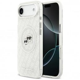 „Karl Lagerfeld IML“ blizgučiais ir „Karl&Choupette“ galvų logotipu pažymėtas „MagSafe“ dėklas, skirtas „iPhone Air“ – p...
