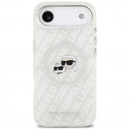 „Karl Lagerfeld IML“ blizgučiais ir „Karl&Choupette“ galvų logotipu pažymėtas „MagSafe“ dėklas, skirtas „iPhone Air“ – p...