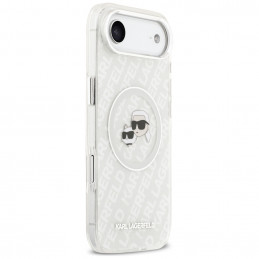 „Karl Lagerfeld IML“ blizgučiais ir „Karl&Choupette“ galvų logotipu pažymėtas „MagSafe“ dėklas, skirtas „iPhone Air“ – p...