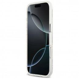 „Karl Lagerfeld IML“ blizgučiais ir „Karl&Choupette“ galvų logotipu pažymėtas „MagSafe“ dėklas, skirtas „iPhone Air“ – p...