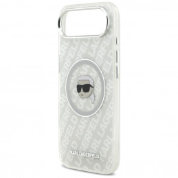 Karl Lagerfeld IML Karl Head Logo MagSafe iPhone Air dėklas – pilkas