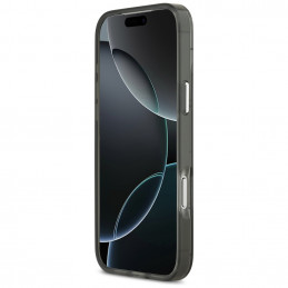 „Karl Lagerfeld IML KL Monogram MagSafe“ dėklas, skirtas „iPhone 17 Pro Max“ – juodas