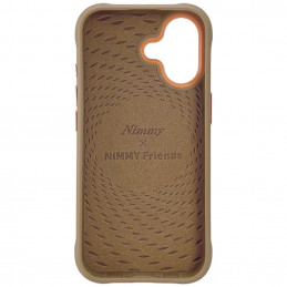 „Nimmy Cool&Cute 2.0“ meškiuko dėklas, skirtas „iPhone 17“ – smėlio spalvos