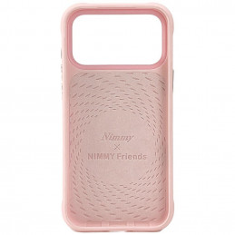 „Nimmy Cool&Cute 2.0“ katės dėklas, skirtas „iPhone 17 Pro“ – rožinis