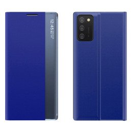 Naujas „Sleep Case“ dangtelis su atvartu ir stovo funkcija, skirta „Samsung Galaxy A03s“ (166.5) mėlyna