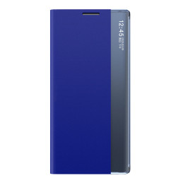 Naujas „Sleep Case“ dangtelis su atvartu ir stovo funkcija, skirta „Samsung Galaxy A03s“ (166.5) mėlyna