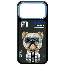 „Nimmy Cool&Cute 2.0“ dėklas, skirtas „iPhone 17 Pro“ – juodas