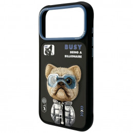 „Nimmy Cool&Cute 2.0“ dėklas, skirtas „iPhone 17 Pro“ – juodas